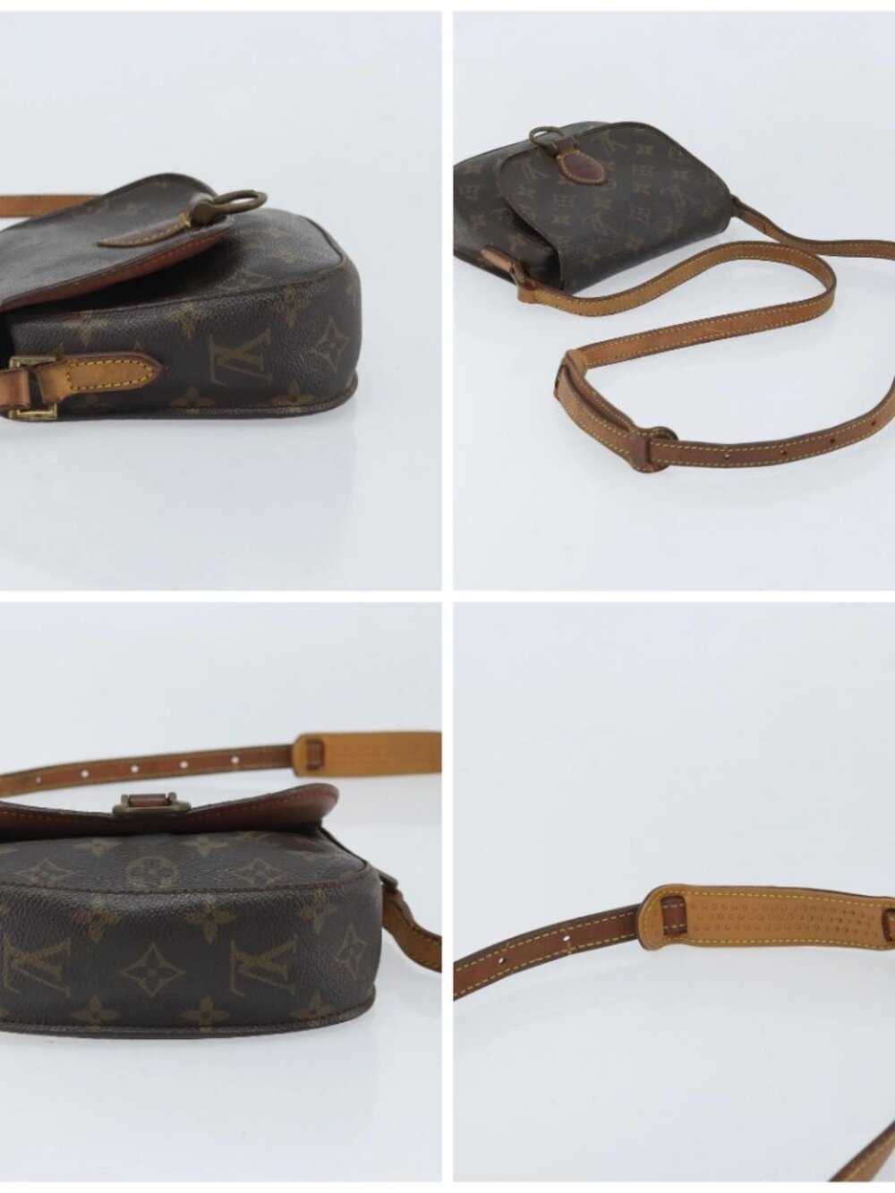 LOUIS VUITTON Monogram Saint Cloud PM Shoulder Bag M51244 LV Auth BA10464 - Picture 9 of 11